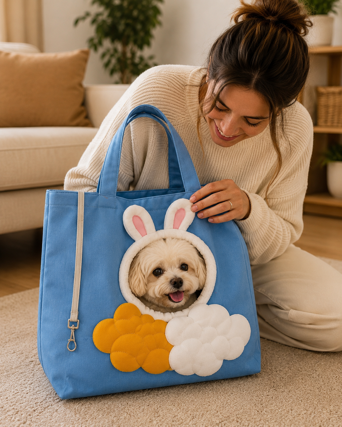 Bolsa transportín PAWSY para animales pequeños